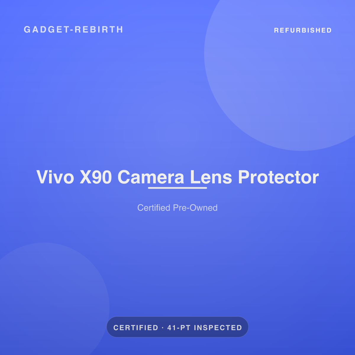 Vivo X90 Camera Lens Protector — new, sold by Gadget Rebirth