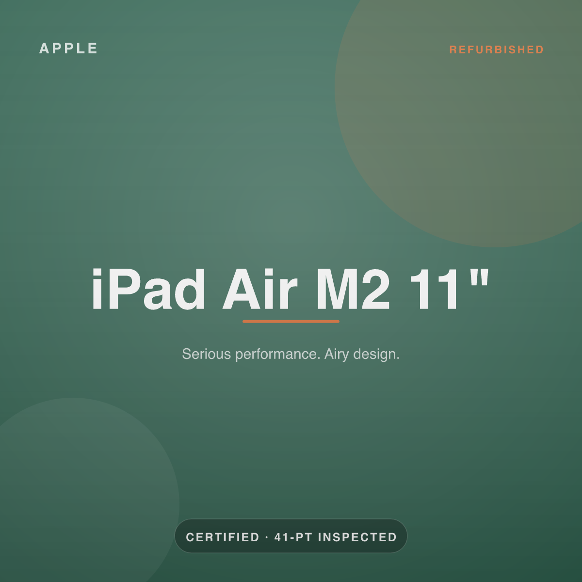 iPad Air M2 11" — refurbished by Gadget Rebirth