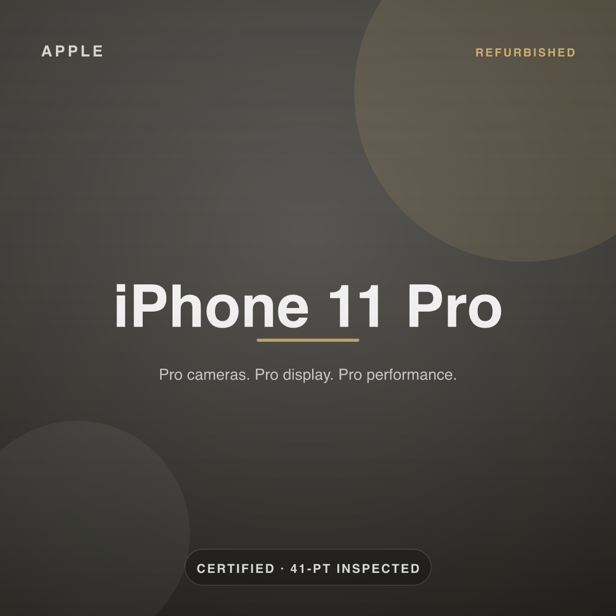 iPhone 11 Pro — refurbished by Gadget Rebirth