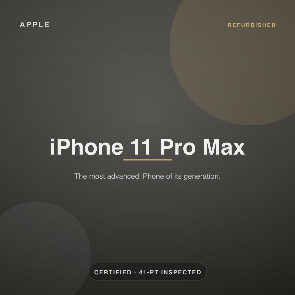 iPhone 11 Pro Max — refurbished by Gadget Rebirth