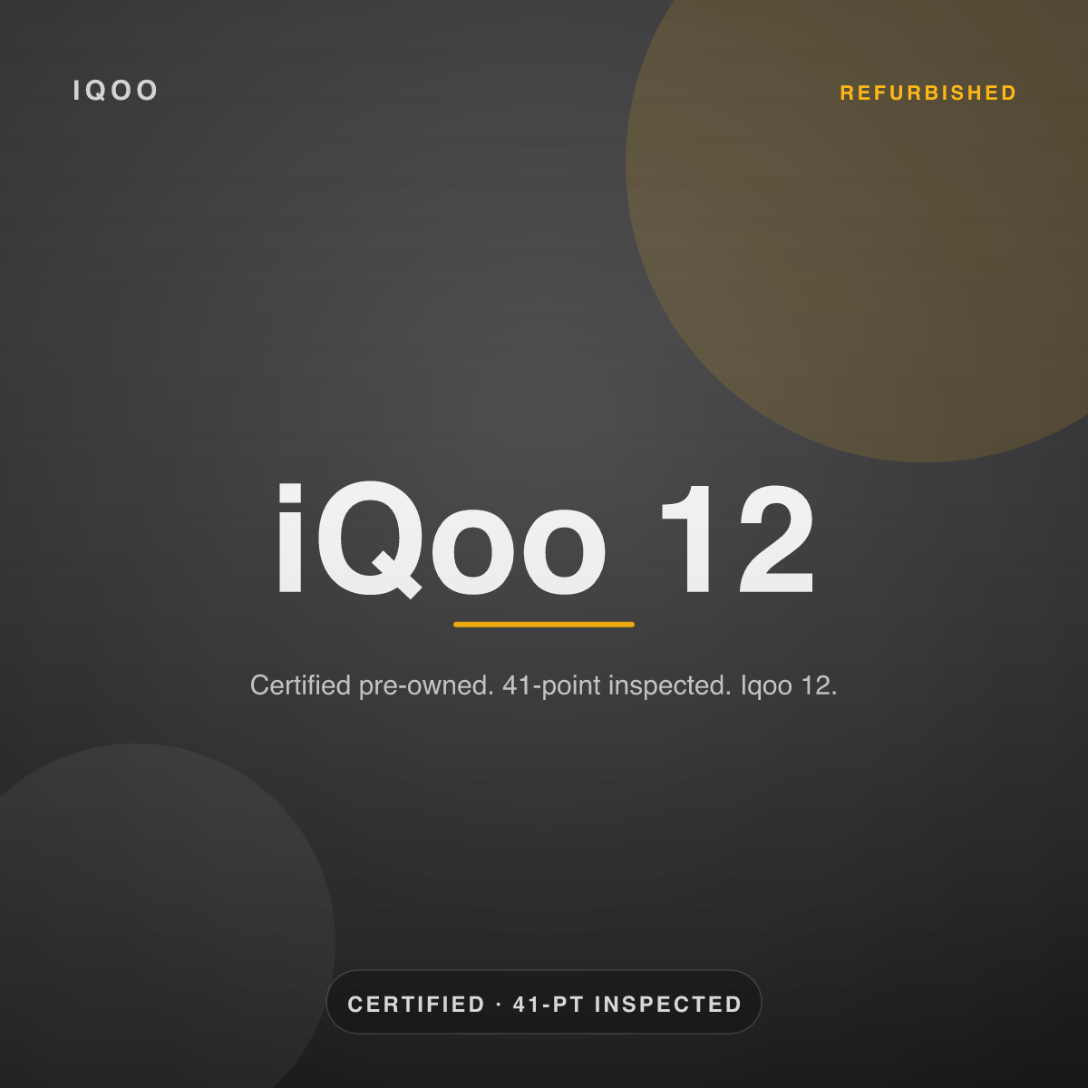 iQoo 12 — refurbished by Gadget Rebirth