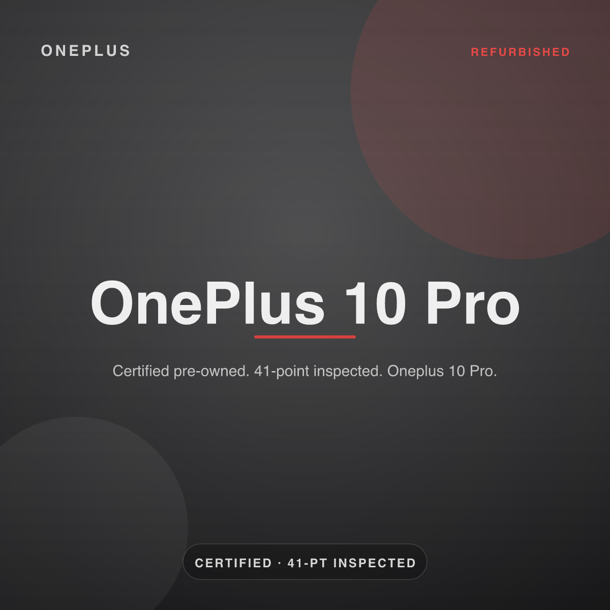 OnePlus 10 Pro — refurbished by Gadget Rebirth