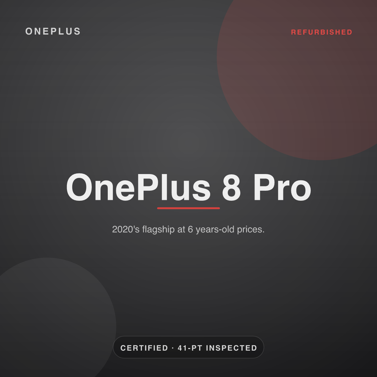 OnePlus 8 Pro — refurbished by Gadget Rebirth