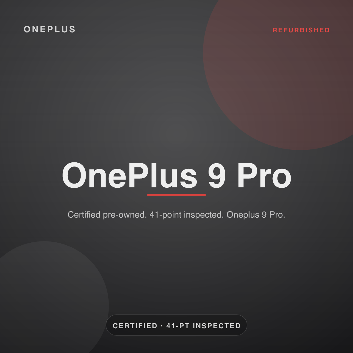 OnePlus 9 Pro — refurbished by Gadget Rebirth