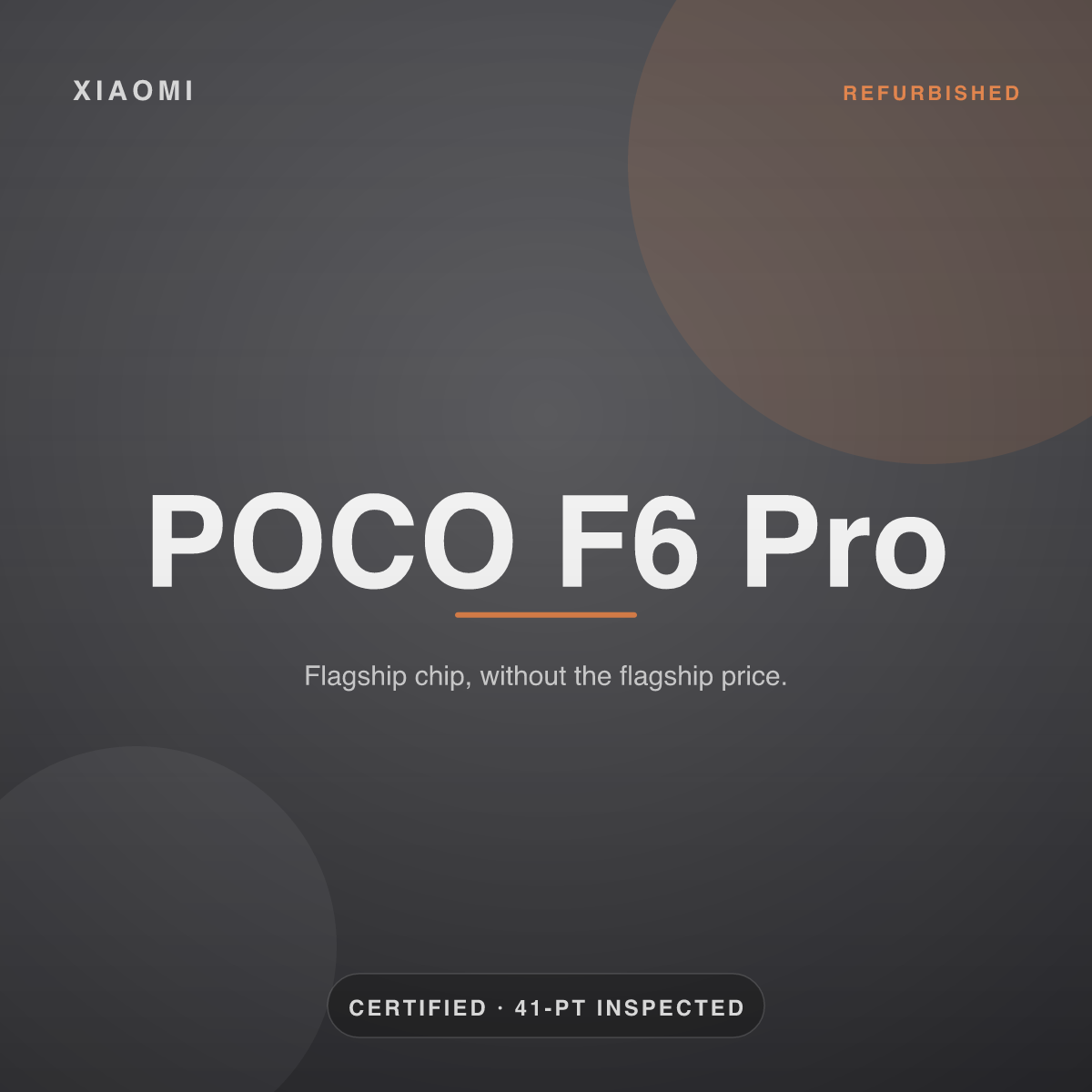 POCO F6 Pro — refurbished by Gadget Rebirth