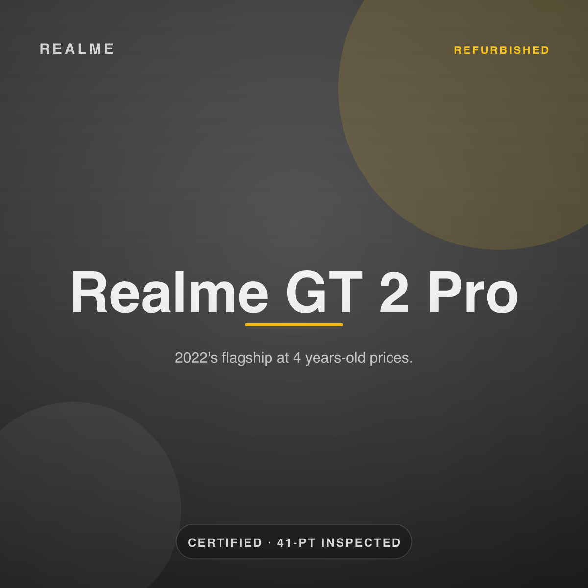 Realme GT 2 Pro — refurbished by Gadget Rebirth