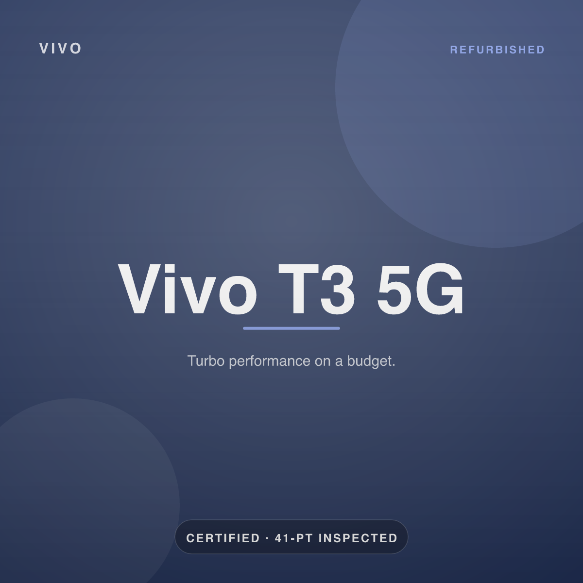 Vivo T3 5G — refurbished by Gadget Rebirth